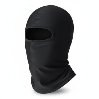 Imagem de Capuz Balaclava Poliéster Proteção Dos Raios Solares UV Maicol, Preto