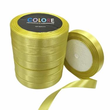 Imagem de Fita de Cetim 15mm 10 Rolos 225 metros Verde Cana