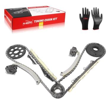 Imagem de YA-MAYPAY Kit de corrente de sincronização do motor com tensor e guia [serve para SOHC, V8 281CI 4.6L] Compatível com Ford F-150, F-250, Cougar, Crown Victoria, E-150 Econoline, Expedition, Mustang