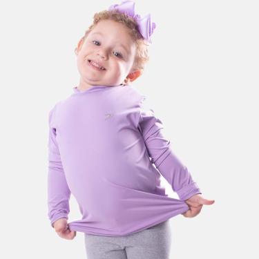 Imagem de Camiseta Poker Comfort Uv 50+ Infantil M/L Lilás-Unissex