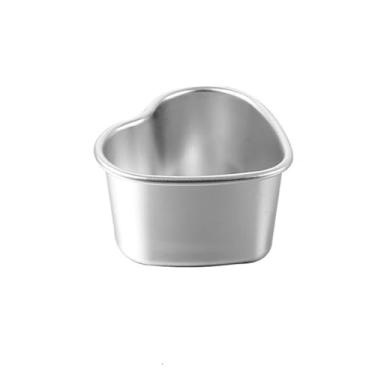 Imagem de Copos de molho para salada, geléia, condimento, chávenas ocidentais, ketchup, pires de molho de aço inoxidável 304, jarro de leite (prata)