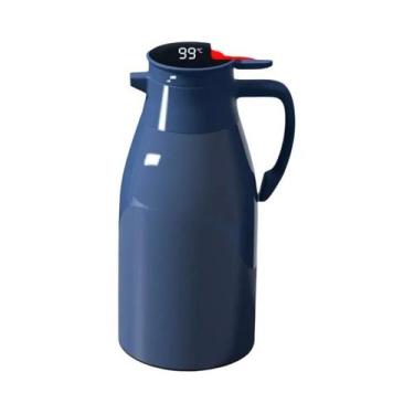 Imagem de Garrafa Térmica De Grande Capacidade 1.3/2L Com Display Digital E Reve