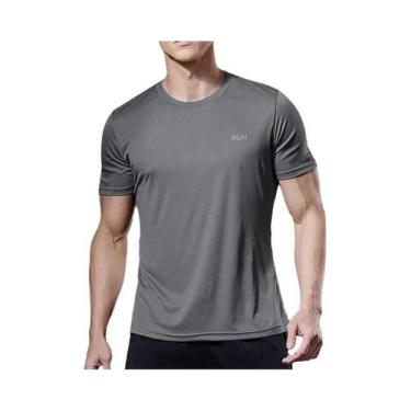 Imagem de Camiseta Masculina De Secagem Rápida E Respirável Para Corrida, Manga 