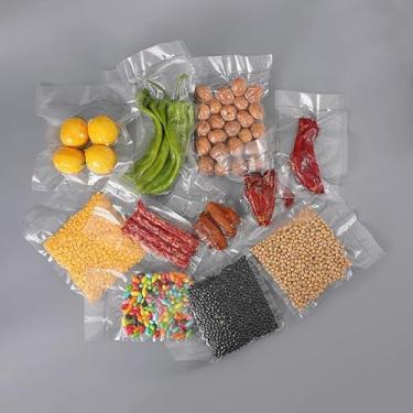 Imagem de Kit de Bobinas para Seladora a Vácuo - 1/3/5 Rolos de Saco Transparente Reforçado 25cmX5m, Embalagem com Ranhuras, Ideal para Conserto de Alimentos e Armazenamento (25cm * 5m - 1 ROLO)
