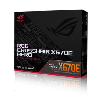 Imagem de Placa-Mãe Asus ROG Crosshair X670E Hero, AMD AM5, ATX, DDR5, Wi-Fi, M.2, USB/4 - 90MB1BC0-M0EAY0