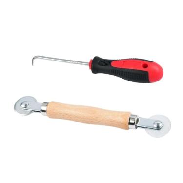 Imagem de MotiveTech Ferramenta para Enrolar Telas de Proteção para Janelas, Profissional e Fácil de Usar, Ferramenta de Substituição para Instalação de Telas em Portas e, S