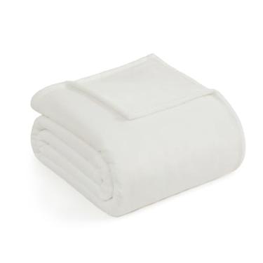 Imagem de Casa Platino Cobertor Queen Size – Manta de lã leve branca para cama ou sofá – Cobertor de flanela macio e aconchegante 90 x 90 para mulheres e homens