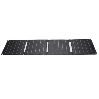 Imagem de Generic Carregador de Painel Solar Dobrável Com Portas Duplas Tipo C de 40 W, Painel Solar de Silício Monocristalino para Telefone, Laptop, Carregador de Compacto e Portátil para Camping, 558,00g
