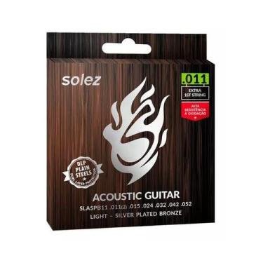 Imagem de Encordoamento solez violao 6 cordas slaspb11 spb 0.011