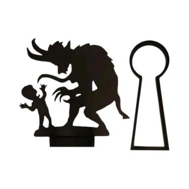 Imagem de Suporte De Vela De Metal Para Halloween, Refletor De Sombra, Decoração