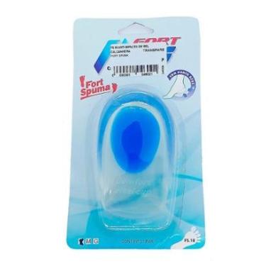 Imagem de Calcanheira Unissex Fort Spuma Anti Impacto Em Gel FS18 Transparente-Unissex