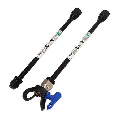 Imagem de Zerodis Haste de Extensão de Spray Em Aço Inoxidável Design Leve Resistente à Erosão para Pistolas de Pintura Sem Ar 30 Cm Uso Versátil para Aplicações de Limpeza Profissional Parede de Revestimento