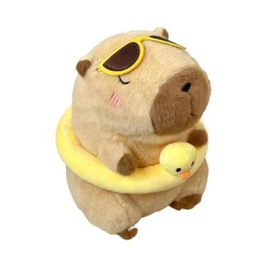 Imagem de Brinquedo De Pelúcia Capivara De 21cm, Boneco De Simulação Fofo, Estil
