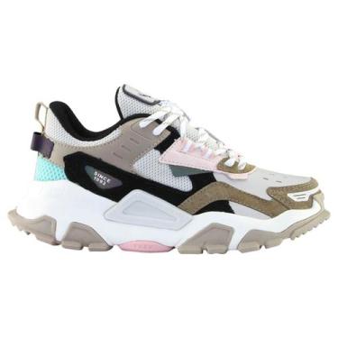 Imagem de Tênis Qix Trek Urban Hiking Masculino Original, 40, Branco, Rosa, Masc