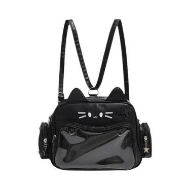 Imagem de Bolsa Transversal Grande Y2K Com Estampa De Gato Spice Girl, Cinco Cor