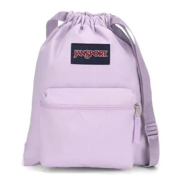Imagem de Mochila Jansport Draw Sack 14 Litros Pastel Lilac-Unissex