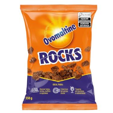 Imagem de Rocks Ovomaltine Chocolate Cobertura Chocolate ao Leite Pacote 550g - Linha Profissional
