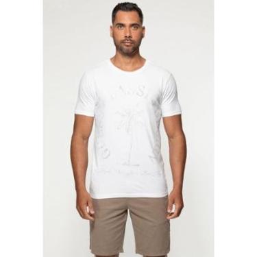 Imagem de Camiseta Guess Silk Palmeira Branco-Masculino