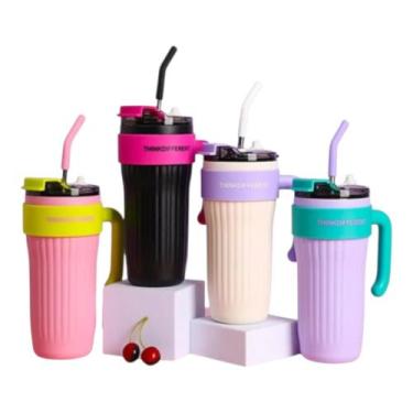 Imagem de Copo Térmico Inox 860ml com Alça Resistente  Conservação Térmica Prolo