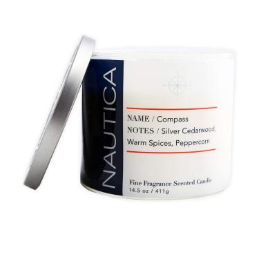 Imagem de Vela perfumada Nautica Compass Luxury Soy Wax
