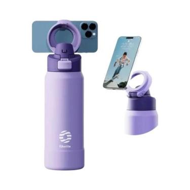 Imagem de Garrafa De Água Esportiva Grande Em Aço Inoxidável 710 950ML Com Supor