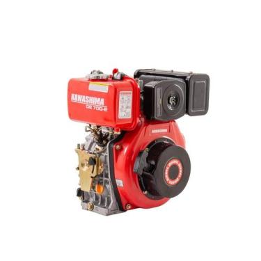 Imagem de Motor Estac Diesel De-700E 296CC 7HP P. Elétrica Tanque 3,5L - Kawashi