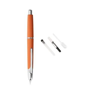 Imagem de Caneta-tinteiro Moonman A2 Leve Com Pena EF 0.4mm E Conversor De Tinta