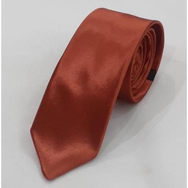 Imagem de Gravata Slim E Semi Slim Modernas Em Cetim Para Padrinhos Alta Qualida