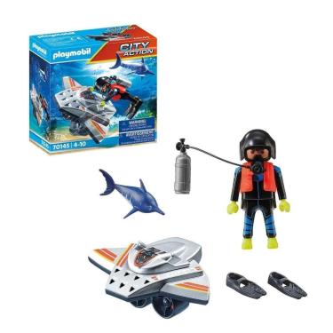 Imagem de Playmobil Scooter De Mergulho City Action 4+ 70145 Sunny