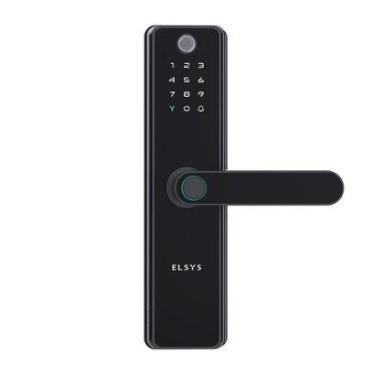 Imagem de Fechadura Digital de Embutir Elsys, Wi-Fi, Biometria, Câmera, ESF-DE5100I-Unissex