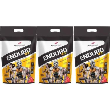 Imagem de Kit 3X Enduro 4:1 - 1125g Morango Refil - BodyAction-Masculino