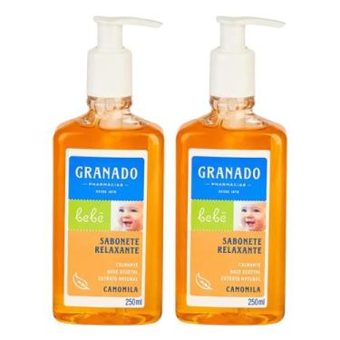 Imagem de Kit Sabonete Granado Camomila Líquido de Glicerina Bebê 250ml 02 unida