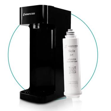 Imagem de Hidrofiltros - Purificador de Água Facile com Refil C7 Elimina 99,9% das Bactérias Cor Preto Hidrofiltros