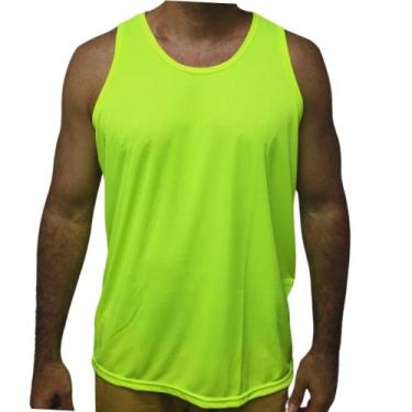 Imagem de Regata Masculina Dry Fit Plus Size - Fix, Amarelo, G3
