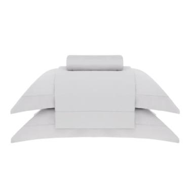 Imagem de Jogo de Cama King Cetim 300 Fios Buddemeyer Bud Vision New Colors II 100% Algodão Penteado Bege 4 peças