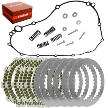 Imagem de BIGLKNM Kit de embreagem de aço de fricção e junta de embreagem extra para Yamaha YZF-R3 2020-2024 MT-03 2015-2024