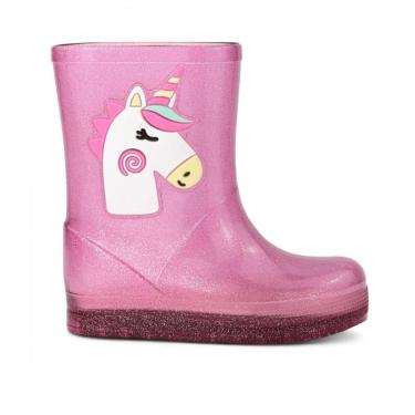 Imagem de Bota Galocha Menina Infantil Luelua Unicornio 41433 Pink Baby-Feminino
