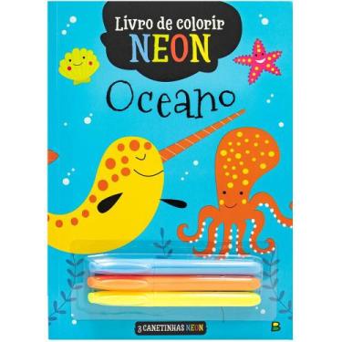 Imagem de Livro - Livro de Colorir Neon: Oceano