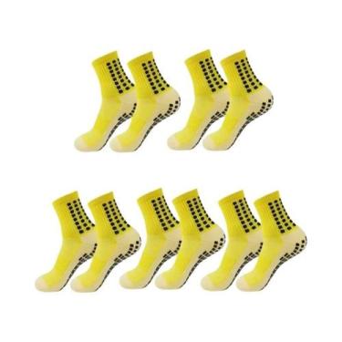 Imagem de Meias Esportivas Masculinas Antiderrapantes Para Futebol, Basquete, Yo