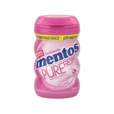 Imagem de Chiclete big mentos garrafa pure fresh 92g vários sabores , Tutti Frut