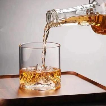 Imagem de Copo de Whisky Montanha 200ml em Cristal Premium - Compra Azul