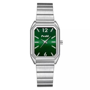 Imagem de Relógio Feminino POSHI 942 À Prova D'Água Ouro, Verde