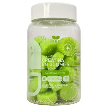 Imagem de Creatina em Goma Suplemento Alimentar Uva Verde Active Life 30 Unidade