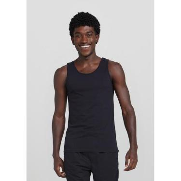 Imagem de Regata Masculina Em Malha De Algodão Hering-Masculino