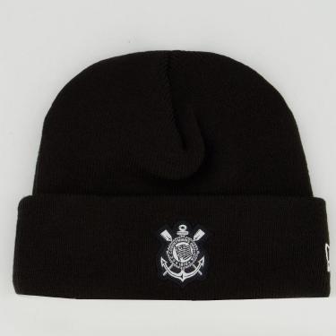 Imagem de Gorro New Era Corinthians Escudo Preto-Unissex