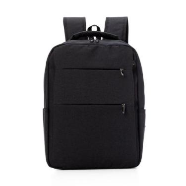 Imagem de Mochila Escolar Notebook 17 Polegadas Leve Poliéster - Asia,  Preto