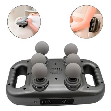Imagem de Massageador Corporal Elétrico Aparelho Muscular 6 Cabeças