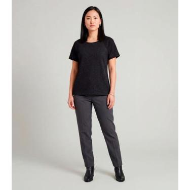 Imagem de Blusa Feminina Básica Infinita Cor Preto, M, Preto