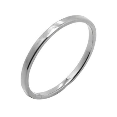 Imagem de Par de Aliança de Ouro 18k Quadrada 1,8mm  WG - Webgen, Ouro branco, 1