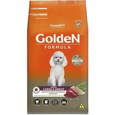 Imagem de Ração Seca Golden Fórmula para cães adultos sabor carne com mini bits 